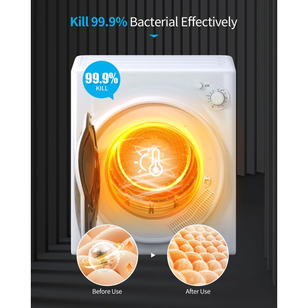 TABU Portable Washer and Dryer Set, 17.6LBS FullAutomatic Washing